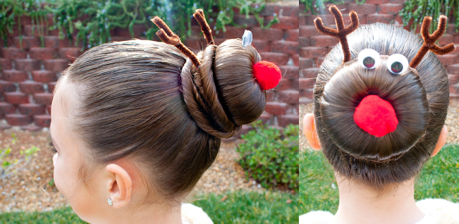 24 Easy Christmas Hairstyles For Girls One For Each Day Of