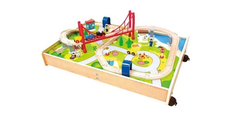 Wooden Train Set Â£37.95 Was Â£70 @Asda Direct