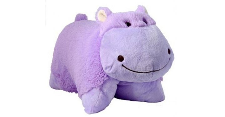 purple hippo pillow pet