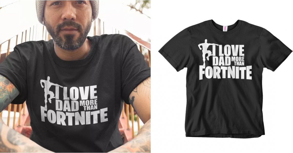 Download FREE Father's Day Fortnite T-Shirt (£3.95 Delivery) @ Your ...