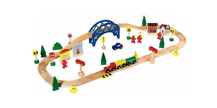 Chad Valley 60 Piece Train Set Â£7.99 @ Argos