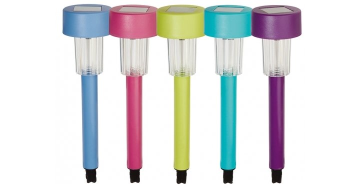 5 Pack LED Solar Garden Lights £4.99 @ Lidl