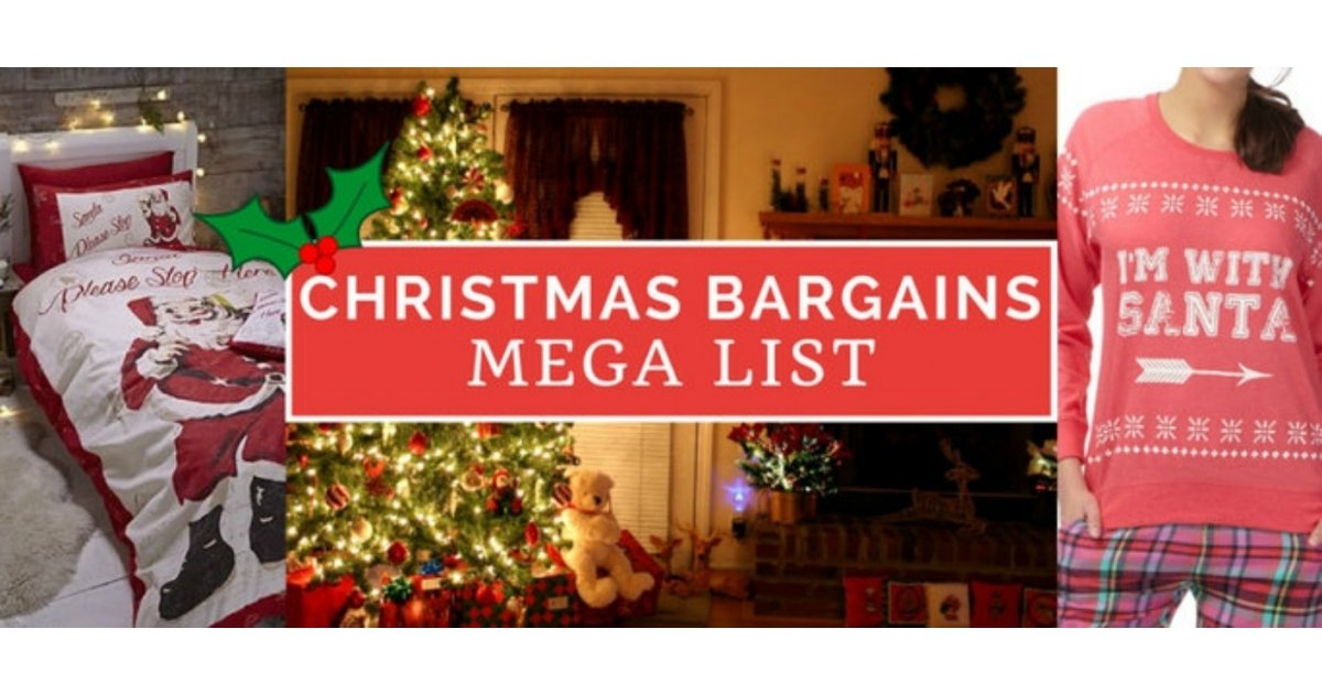 Mega List Of Christmas Bargains Various Retailers