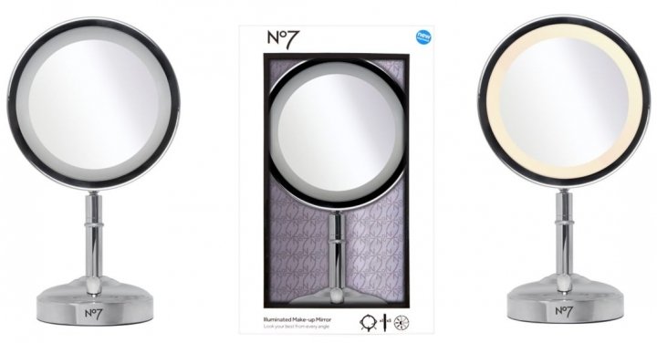 No7 Illuminated Makeup Mirror £17.49 @ Boots.com