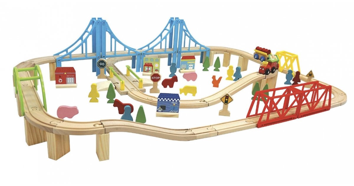 Carousel Super Train &amp; City 100 Piece Set £11.98 (was £29 ...