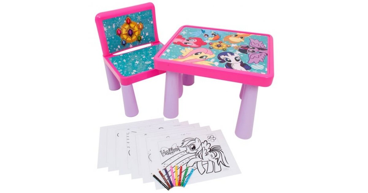 My Little Pony Colouring Table and Chair £9.99 @ Smyths Toys