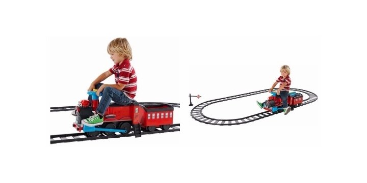 Half Price Chad Valley Powered Ride On Train and Track Set 