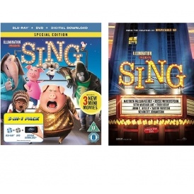 Sing (blu-ray, Dvd And Digital Copy - Triple Play) £6.75 Delivered 