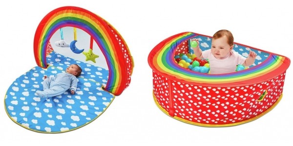 chad valley 2 in 1 baby gym and ball pit