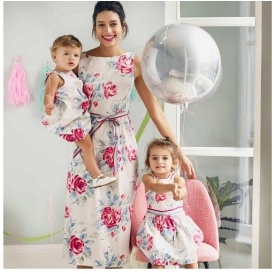 Matching Mummy and Daughter 25th Birthday Floral Dresses @ Cath Kidston