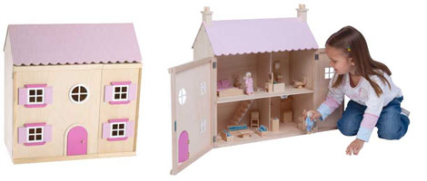 wooden dolls house furniture argos