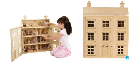 wooden dolls house toys