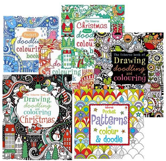 Download Usborne Pocket Doodling And Colouring Books Review