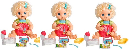 baby alive blonde real as can be baby doll