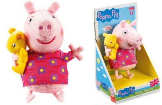 Argos talking cheap peppa pig