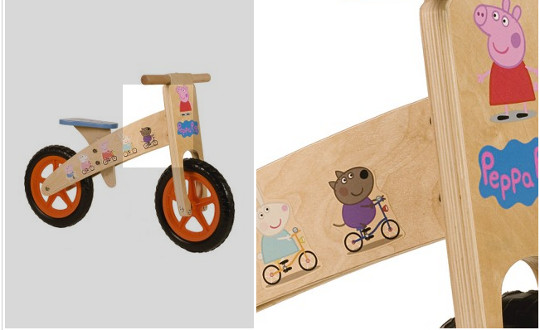 peppa balance bike