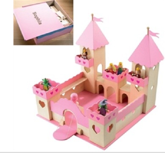 asda wooden fairy castle