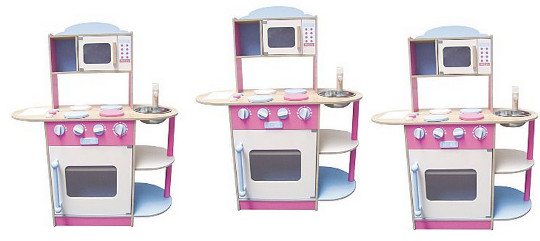 Wooden Play Kitchen  35 Asda  Direct