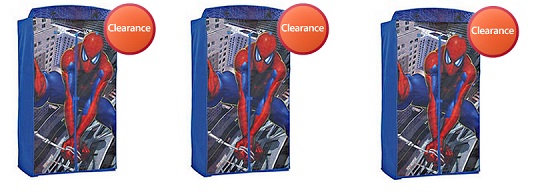 Spiderman Fabric Wardrobe 29 Sainsburys