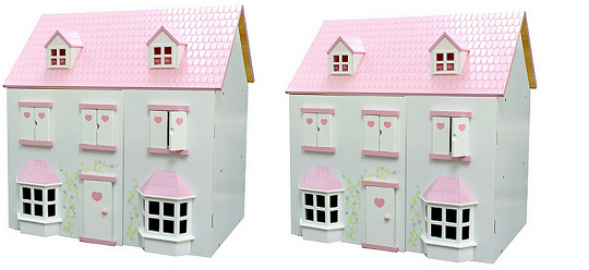 asda pink dolls house