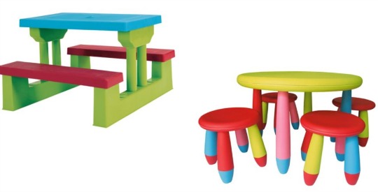 tesco kids table and chairs