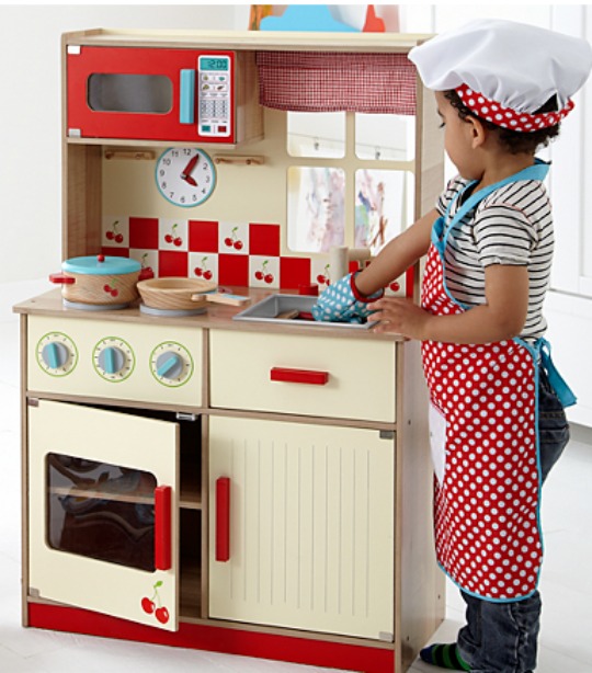 wooden play kitchen asda