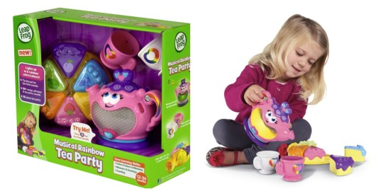 leapfrog musical rainbow tea party asda