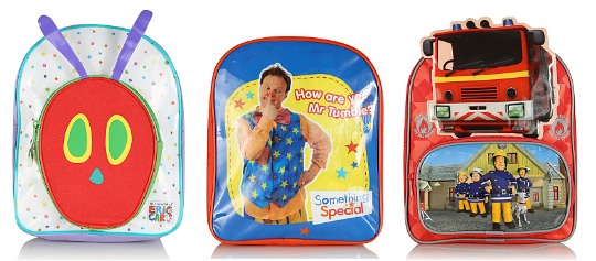 Asda shop children's backpacks