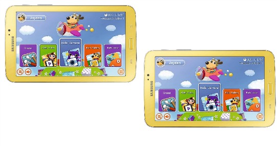 Vulkaan moederlijk Rijke man Samsung Galaxy Tab 3 Kids Yellow 7 Inch Tablet £89 @ Very