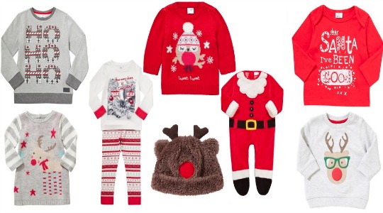 Kids Christmas Clothing now from £1 