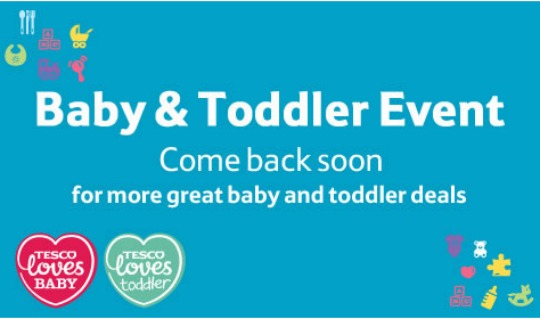 HEADS UP: Tesco Baby & Toddler Event Starts 14th January 2015