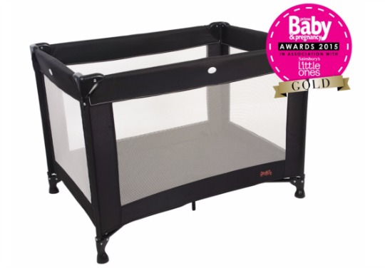 Asda red shop kite travel cot