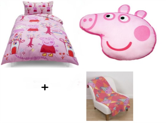 Peppa pig cot 2024 bed duvet cover tesco