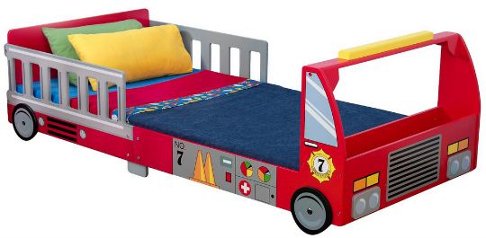 childrens fire engine bed
