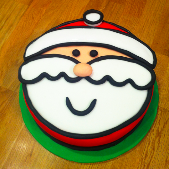 A sweet Christmas cake I made a few years back. Cake is vanilla with an  eggnog pastry cream filling. It has me craving eggnog right now! :  r/cakedecorating