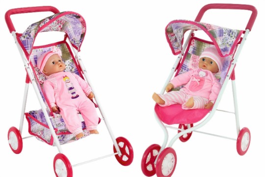 pushchair and doll set