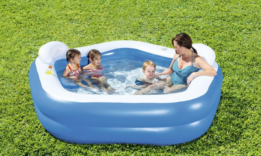 paddling pool with slide asda