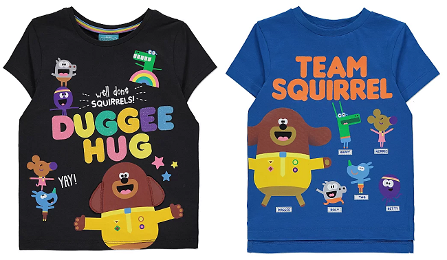 hey duggee t shirt sainsburys