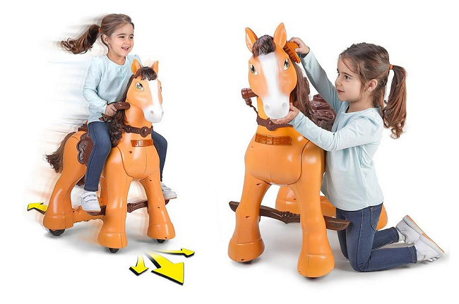 12v ride hot sale on horse