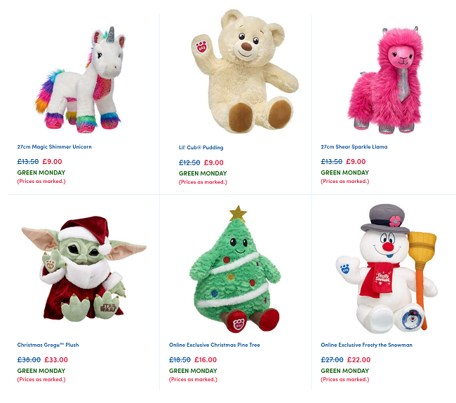 Christmas build store a bear 2018