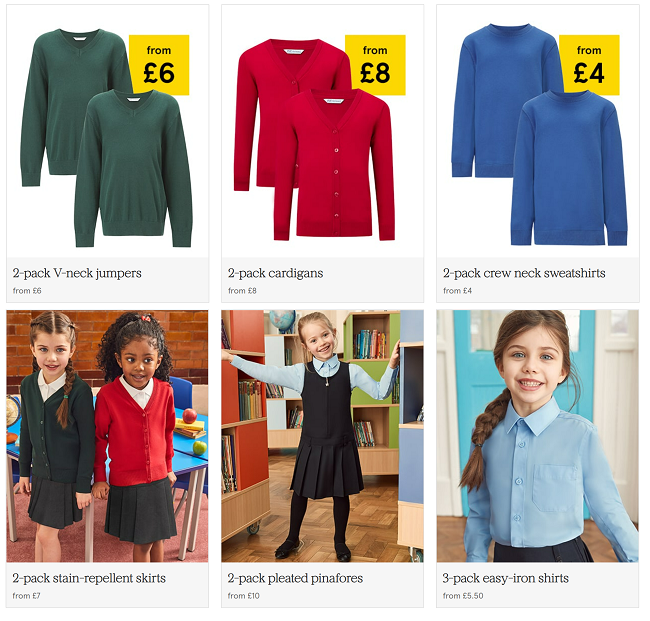 25 Off School Uniform With Clubcard In Store Tesco