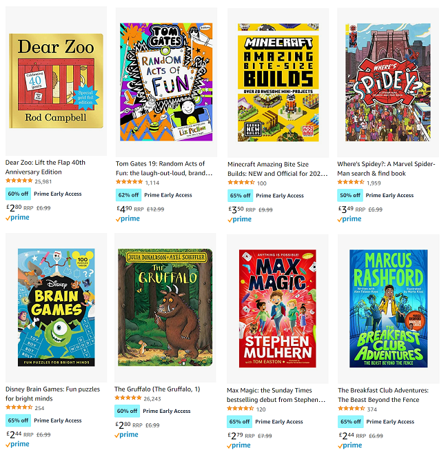 Prime Day Up To 65 Off Children's Books Amazon