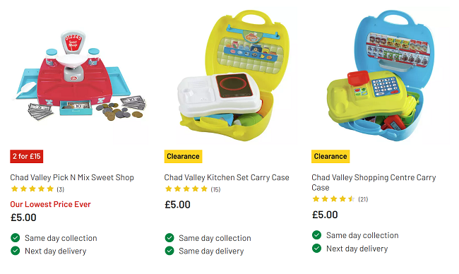 Buy Chad Valley Pick N Mix Sweet Shop | Role play toys | Argos