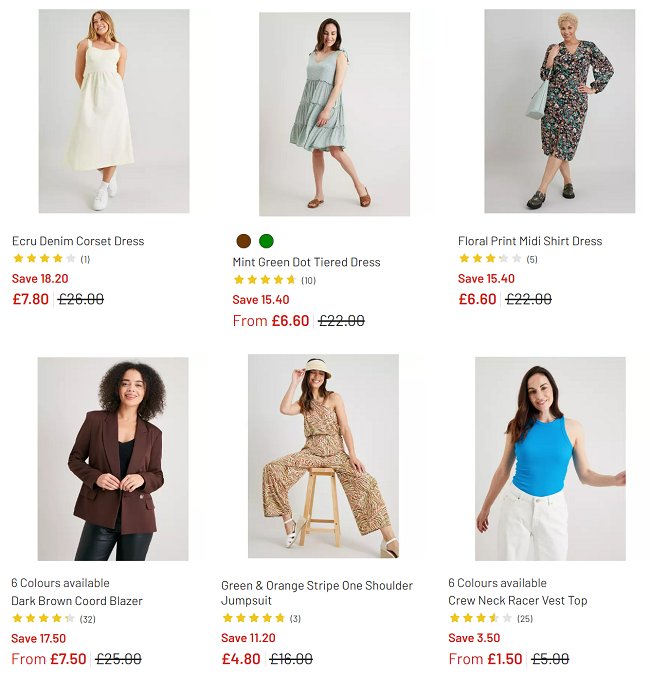 Up To 50% Off Tu Clothing Clearance @ Argos