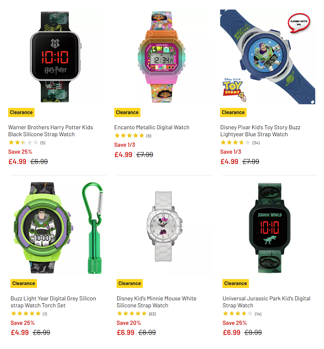 Harry potter hot sale watch argos