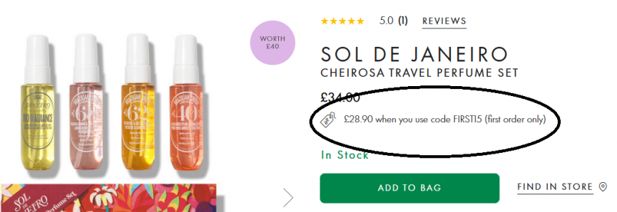 Sol de Janeiro Cheirosa Travel Perfume Set