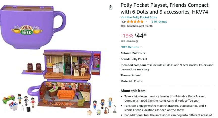 Polly Pocket Friends Central Perk 