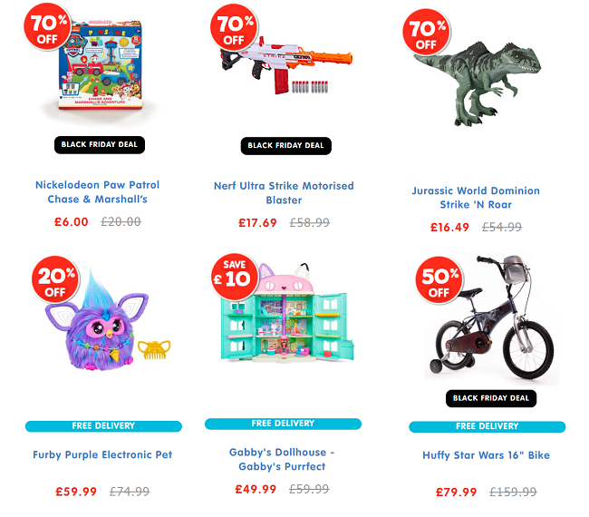 Best black shop friday toy deals