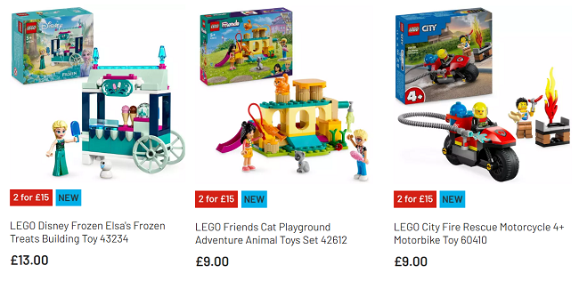 Lego cheap disney argos